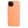APPLE capa de silicone com MagSafe para iPhone 15 Plus Sorbet Orange