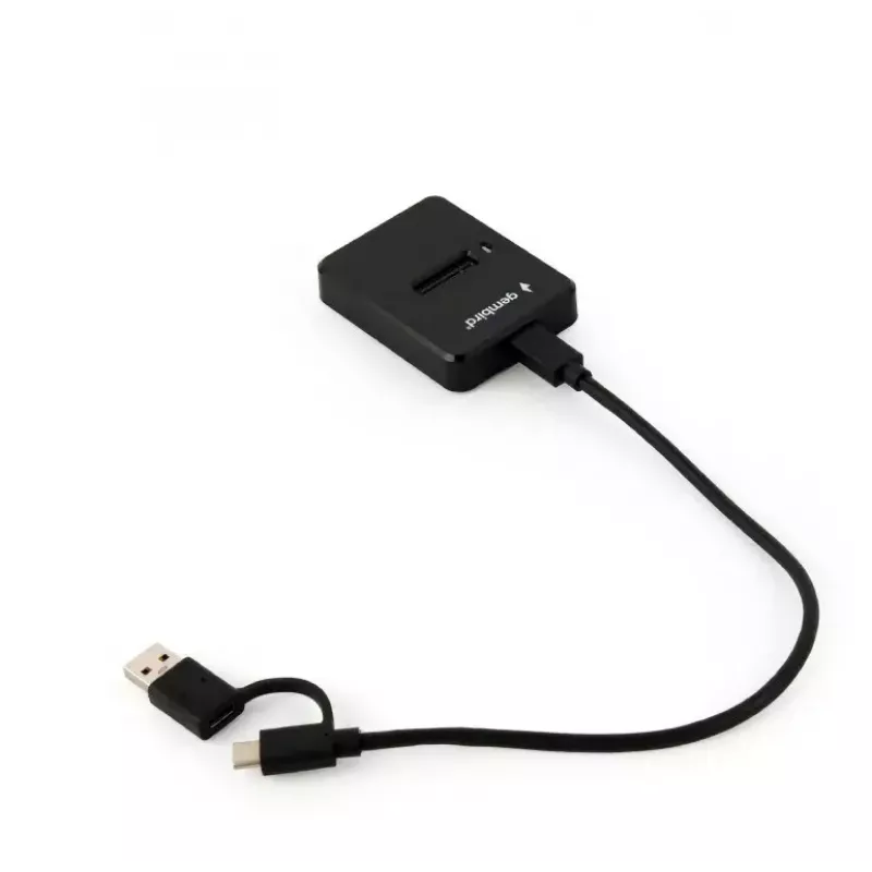 Gembird DD-U3M2 - Docking station para SSD - M.2 - cartão M.2 (PCIe NVMe e SATA) - USB 3,2 (Gen 2) - preto (DD-U3M2)