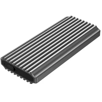 Caixa para SSD GEMBIRD EE2280-U3C-03 preta para uma unidade M.2, USB 3.2 Gen 2 (10 Gbit/s), USB Type-C, alumínio