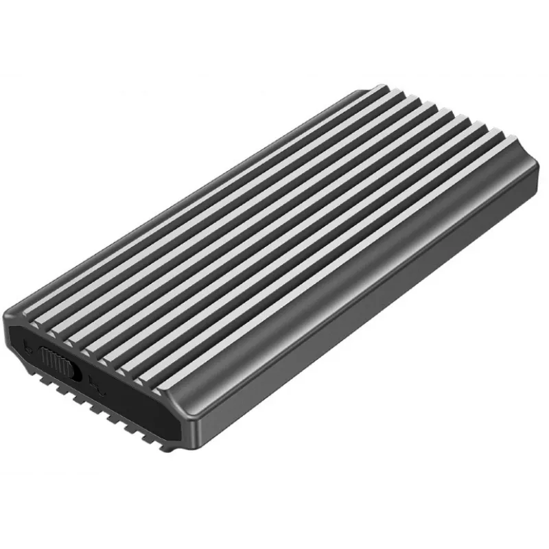 GEMBIRD EE2280-U3C-03 caixa externa para SSD M.2 NVMe/SATA, USB 3.1 Gen 2 (10 Gbit/s), USB Type-C, RGB, alumínio