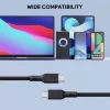 Cabo USB AUKEY CB-KCC102 1,8 m USB-C preto 0,48 Gbit/s