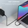 Cabo USB AUKEY CB-KCC102 1,8 m USB-C preto 0,48 Gbit/s