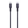 Cabo de carregamento USB AUKEY - 1x USB Type-C para 1x USB Type-C - PD 100W 5A - 1m preto (silicone)