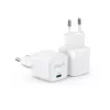 Carregador Anker PowerPort III Universal branco AC carregamento rápido interior