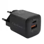 Carregador rápido AC de interior QOLTEC 50764 USB-C 35W PD 3.0 + USB-A, 5–20V, ficha europeia Type-C