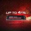 SSD M.2 2280 NVMe PATRIOT VP4300 Lite 4 TB, PCIe 4.0 x4, leitura 7400 MB/s, escrita 6000 MB/s, NVMe 2.0