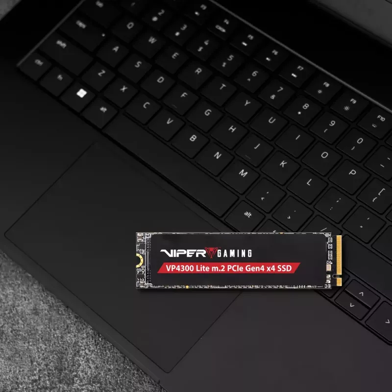 SSD M.2 2280 NVMe PATRIOT VP4300 Lite 4 TB, PCIe 4.0 x4, leitura 7400 MB/s, escrita 6000 MB/s, NVMe 2.0