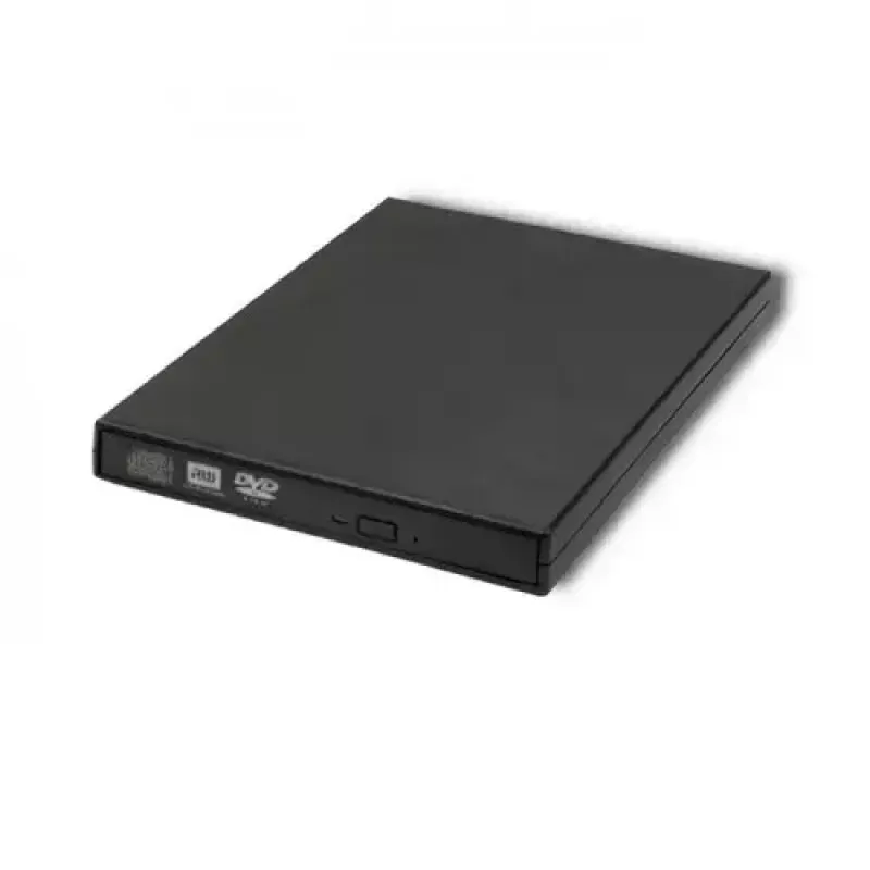 Unidade externa DVD-RW Qoltec 51858, USB 2.0 e eSATA, carregamento por bandeja, preto, 24x CD / 8x DVD