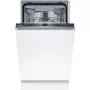 Máquina de lavar loiça de encastrar Bosch Serie 2 SPV2HMX42E 45 cm slim, 10 conjuntos de louça, 46 dB, classe de eficiência energética E
