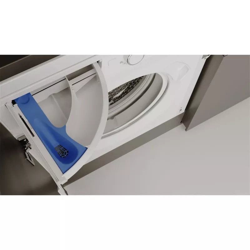Máquina de lavar e secar roupa de encastrar Whirlpool FreshCare BI WDWG 861485 EU de carregamento frontal branca