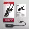 Adaptador Axagon ADE-AR USB-A 3.2 Gen 1 - Gigabit Ethernet, Realtek 8153