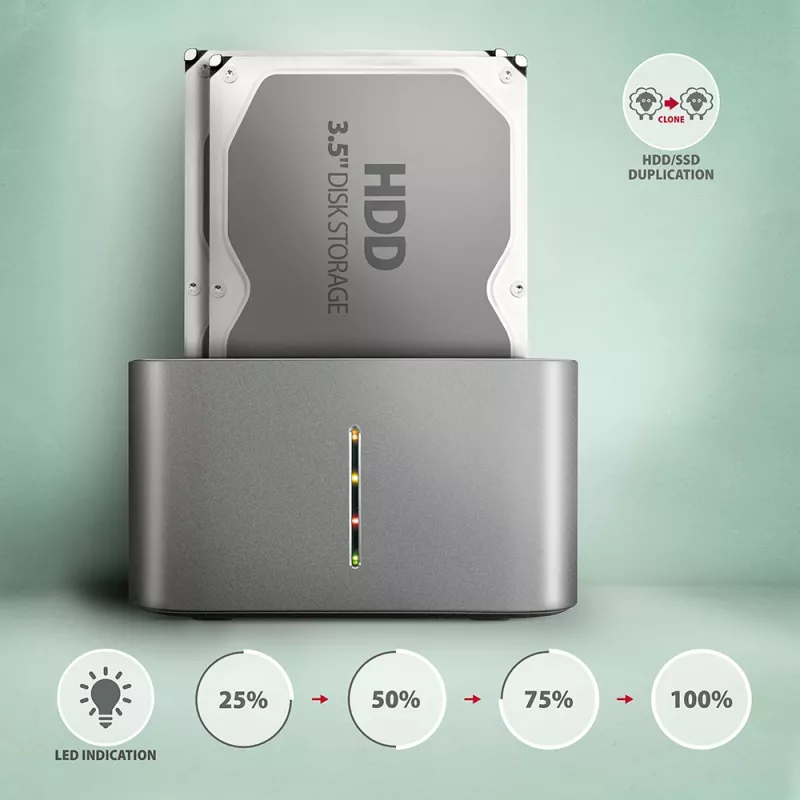 Dock Axagon ADSA-DC SuperSpeed USB DUAL 2,5