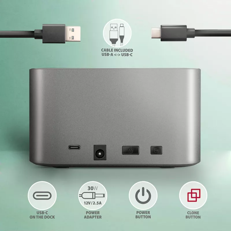 Dock Axagon ADSA-DC SuperSpeed USB DUAL 2,5