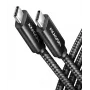 Cabo USB Axagon BUCM4X-CM10AB USB4 Gen 3x2 1m preto