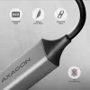 Adaptador Axagon ADE-TXCA USB-C + USB-A 3.2 Gen 1 - Gigabit Ethernet, Asix AX88179