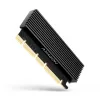 Adaptador Axagon PCEM2-XS PCIe x16 - M.2 NVMe M-Key, com dissipador de alumínio passivo
