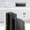 Adaptador Axagon PCEM2-XS PCIe x16 - M.2 NVMe M-Key, com dissipador de alumínio passivo