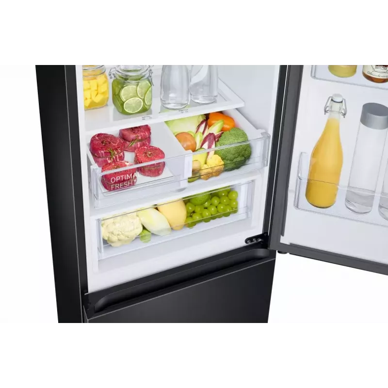Combinado frigorífico-congelador Samsung RB34C675EBN 350L, classe de eficiência energética E