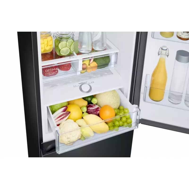 Combinado frigorífico-congelador Samsung RB34C675EBN 350L, classe de eficiência energética E