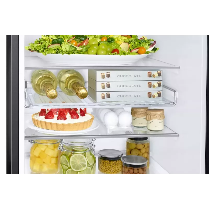 Combinado frigorífico-congelador Samsung RB34C675EBN 350L, classe de eficiência energética E