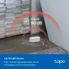 Sensor de fuga de água TP-Link Tapo T300 Wi‑Fi, alarme ajustável 90 dB, IP67, pilha (2×AAA), requer hub