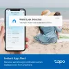 Sensor de fuga de água TP-Link Tapo T300 Wi‑Fi, alarme ajustável 90 dB, IP67, pilha (2×AAA), requer hub