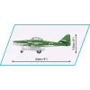 Brinquedo de construção Cobi Messerschmitt Me 262 kit de montagem 500 peças