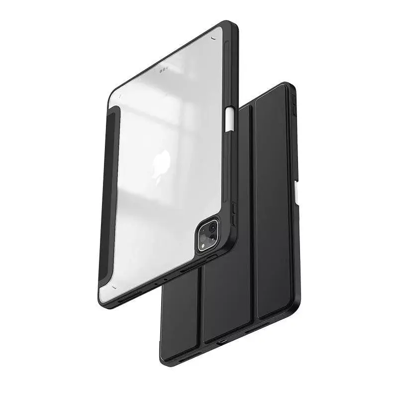 Capa tipo folio Crong CRG-PRF-IPD11-BLK para iPad Pro 11 2022 2021