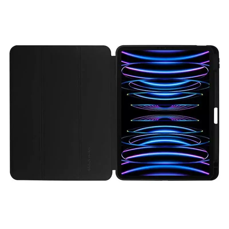Capa tipo folio Crong CRG-PRF-IPD11-BLK para iPad Pro 11 2022 2021