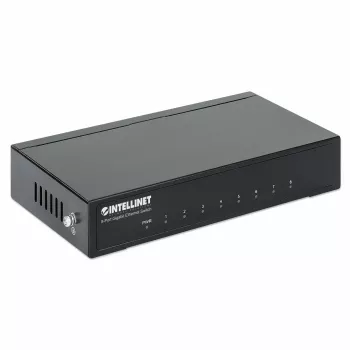 Switch Intellinet 8 portas Gigabit Ethernet, tamanho de secretária, caixa metálica, IEEE 802.3az (Energy Efficient Ethernet)