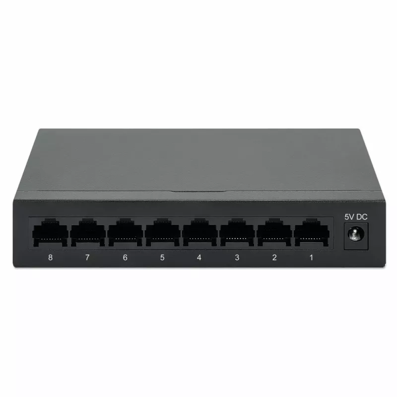 Switch Intellinet 8 portas Gigabit Ethernet, tamanho de secretária, caixa metálica, IEEE 802.3az (Energy Efficient Ethernet)