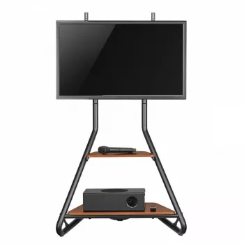 Suporte de TV MACLEAN MC-455 autónomo madeira suporte para televisores até VESA 600x400