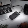 SSD portátil ADATA SE920, 1 TB, USB4, preto