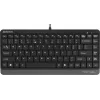 Teclado USB com fio A4Tech FStyler FK11 – layout padrão compacto, inglês, 12 teclas de atalho, apoio de pulso, cabo de 1,5 m