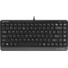 Teclado USB com fio A4Tech FStyler FK11 – layout padrão compacto, inglês, 12 teclas de atalho, apoio de pulso, cabo de 1,5 m