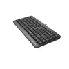 Teclado USB com fio A4Tech FStyler FK11 – layout padrão compacto, inglês, 12 teclas de atalho, apoio de pulso, cabo de 1,5 m