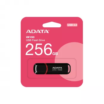 Pen drive ADATA UV150 256 GB USB Type-A 3.2 Gen 1 (3.1 Gen 1) preto
