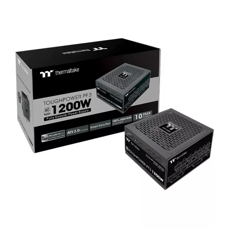 Fonte de alimentação THERMALTAKE – Toughpower PF3 1200W Platinum – TT Premium Edition
