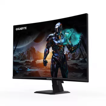 Monitor gaming curvo GIGABYTE GS27FC 27 polegadas FHD – 1920 x 1080, 180 Hz, 1 ms, 250 cd/m², FreeSync Premium, compatível com HDR, HDMI 2.0, DisplayPort 1.4