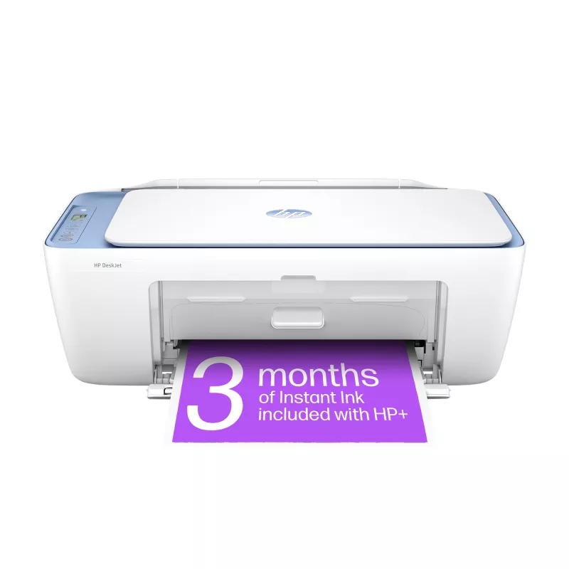 Impressora a cores 3-em-1 sem fios HP DeskJet 2822e, Instant Ink; copiadora, digitalizador