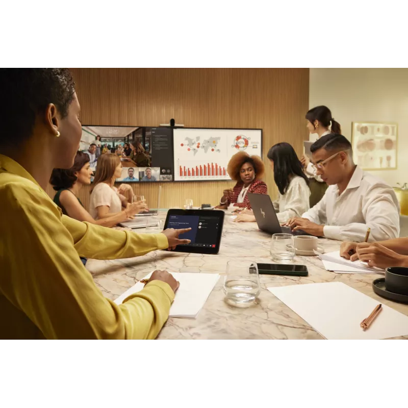 Câmara inteligente POLY Studio E70 20 MP 4K Ultra HD branca