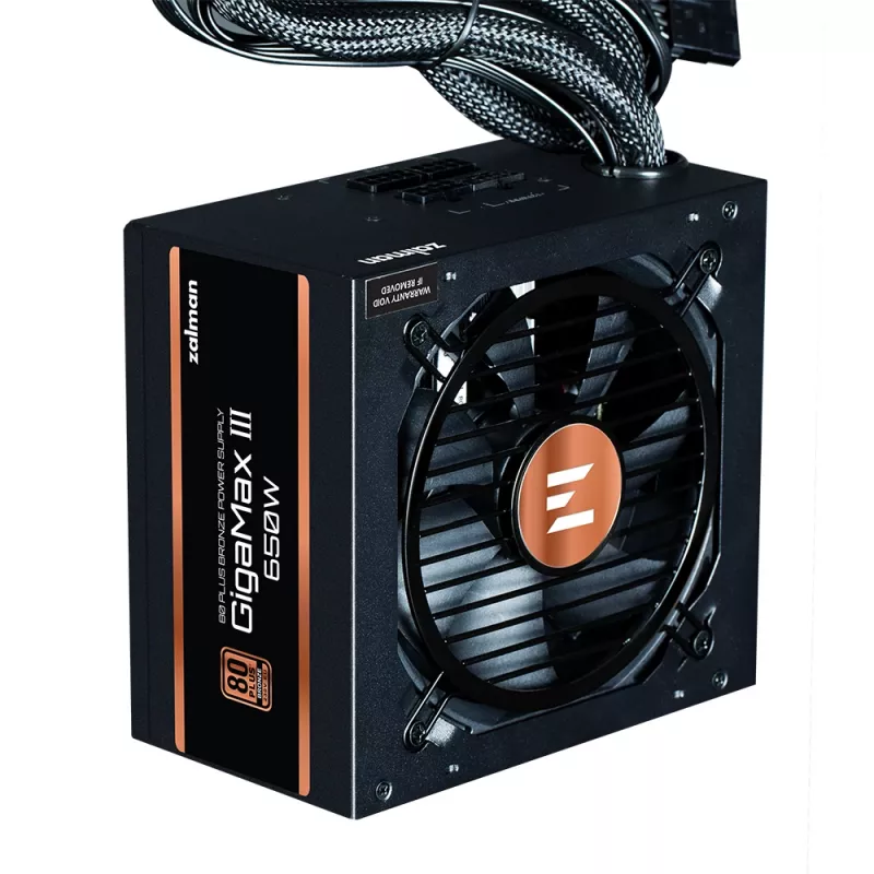 Fonte de alimentação Zalman GigaMax III 850 W ATX preta