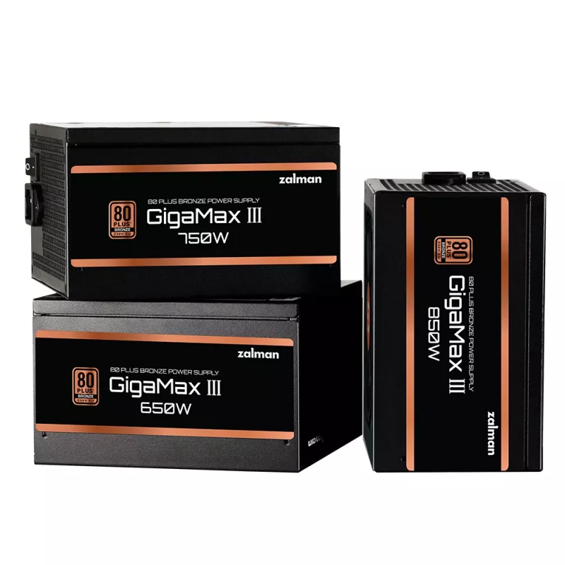 Fonte de alimentação Zalman GigaMax III 850 W ATX preta