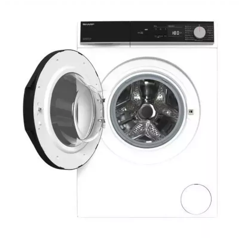 Máquina de lavar roupa Sharp ES-NFA910BW1NA-PL, carga frontal, 9 kg, classe de eficiência energética A