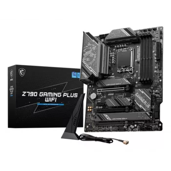 Placa-mãe MSI Z790 GAMING PLUS WIFI — Intel Z790, LGA 1700 ATX, DDR5, 4x M.2, LAN 2,5Gb, Wi‑Fi 6, BT 5.3