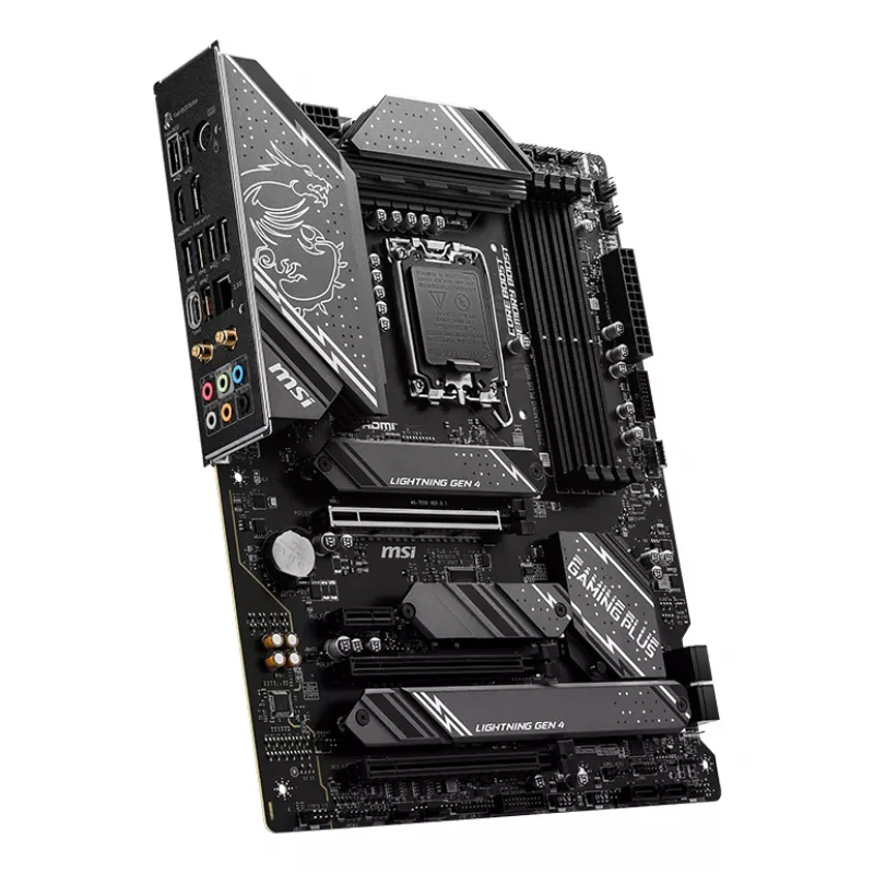 Placa-mãe MSI Z790 GAMING PLUS WIFI — Intel Z790, LGA 1700 ATX, DDR5, 4x M.2, LAN 2,5Gb, Wi‑Fi 6, BT 5.3