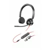 HP Poly Blackwire 3325 headset estéreo Microsoft Teams Certified USB-C + ficha 3,5mm + adaptador USB-C/A