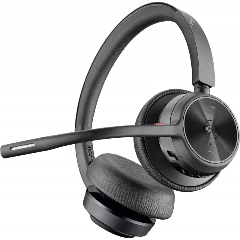 HP Poly Voyager 4320 headset USB-C Microsoft Teams certificado + dongle BT700