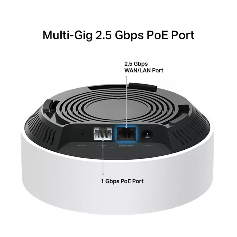 Sistema Mesh Wi-Fi 6 TP-Link AX3000 Whole Home com PoE, Branco, Interno, sistema Mesh, 420 m², banda dupla (2,4 GHz / 5 GHz), Wi-Fi 6 (802.11ax)