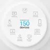 Sistema Mesh Wi-Fi 6 TP-Link AX3000 Whole Home com PoE, Branco, Interno, sistema Mesh, 420 m², banda dupla (2,4 GHz / 5 GHz), Wi-Fi 6 (802.11ax)